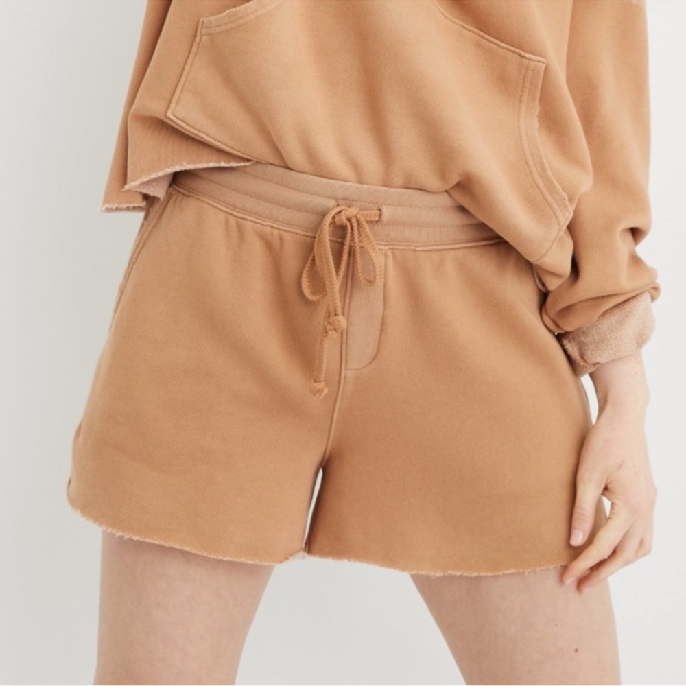 Aerie Everyday Sweat Shorts Golden Oak Medium